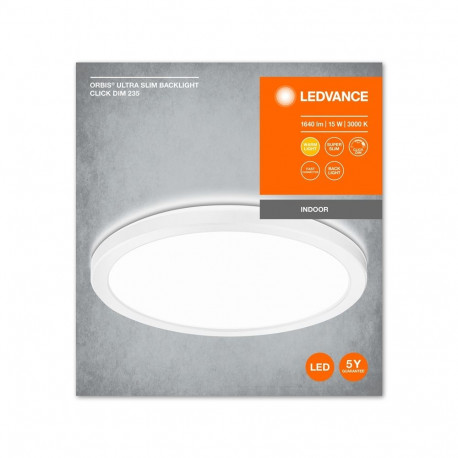 ORBIS ultra slim valge CLICKDIM 235 WT