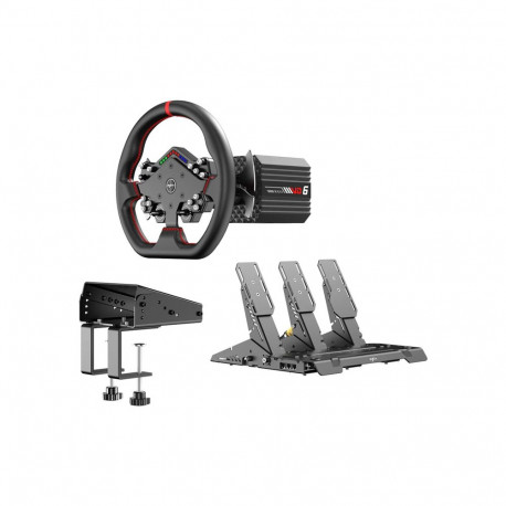 PXN VD6 Bundle DP gaming set - VD6 base + WDS R2 steering wheel + pedals + Z9 clamp