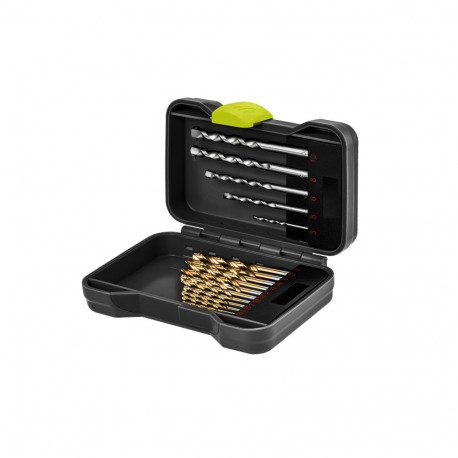 Goobay Tools Metal And Masonry Drill Bit Set, 17-Piece