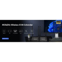 PremiumCord HDMI2.0 KVM Wireless extender 4K@60Hz up to 50m