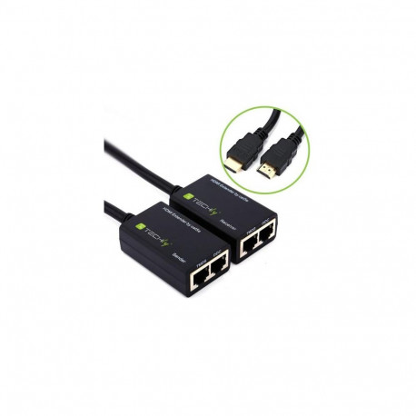Techly Amplifier HDMI Cat 5e / 6 Compact 30m IDATA EXT-E30D
