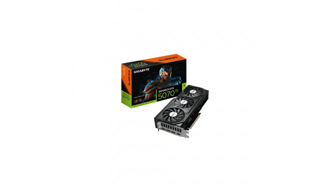 GIGABYTE GeForce RTX 5070 Ti WINDFORCE OC V2 16G Graphics Card - 16GB GDDR6, 256bit, PCI-E 5.0, 2497