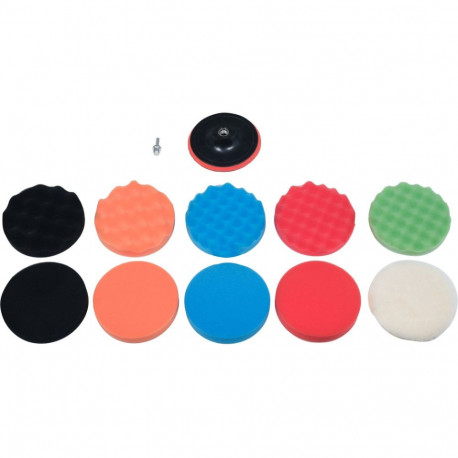 Polishing Pad Kit 150Mm M14 12Pcs YT-47932 YATO