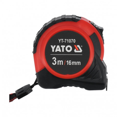 Yato YT-71070 tape measure, 3m, 16mm, steel, ABS, Class II
