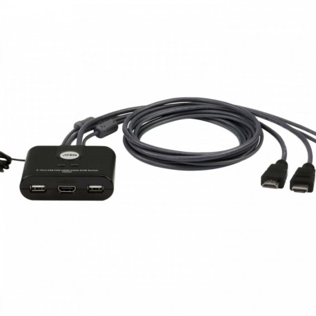 2-port USB VGA FHD HDMI KVM Switch