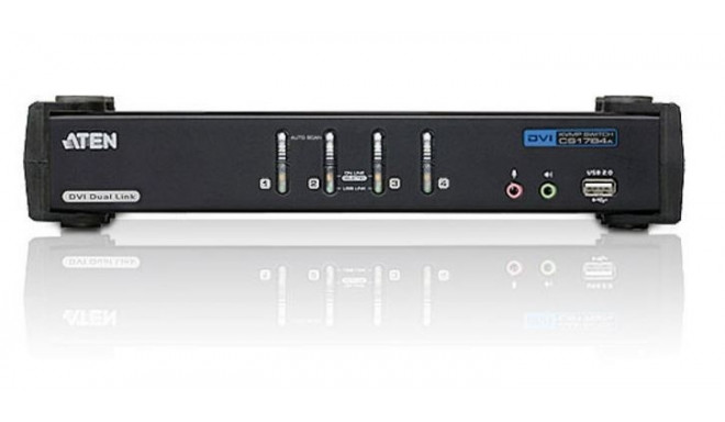 4-Port USB DVI Dual lin k/Audio KVMP CS1784A