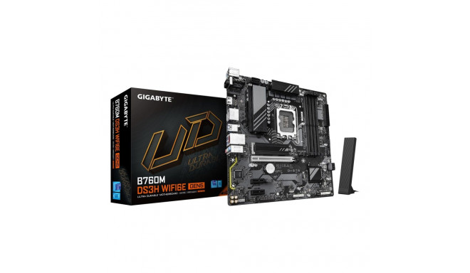 Mainboard|GIGABYTE|Intel B760 Express|LGA1700|Micro-ATX|Memory DDR5|Memory slots 4|B760MDS3HWF6EGEN5