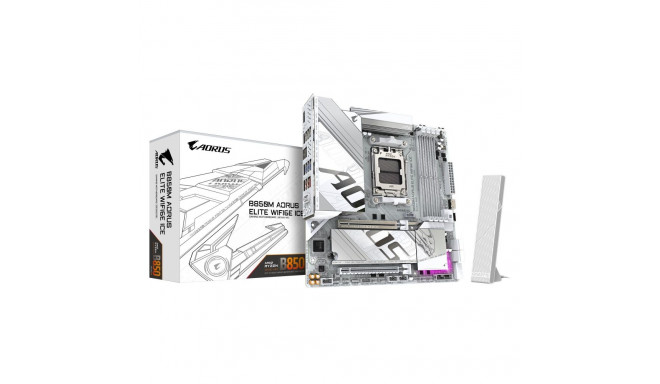 Mainboard|GIGABYTE|AMD B850|SAM5|Micro-ATX|Memory DDR5|Memory slots 4|B850MAELTWF6EICE1.1