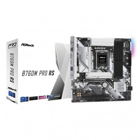 Mainboard|ASROCK|Intel B760 Express|LGA1700|Micro-ATX|Memory DDR5|Memory slots 4|1xPCI-Express 3.0 1