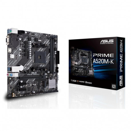 Mainboard|ASUS|AMD A520|SAM4|MicroATX|2xPCI-Express 3.0 1x|1xPCI-Express 3.0 16x|1xM.2|Memory DDR4|M