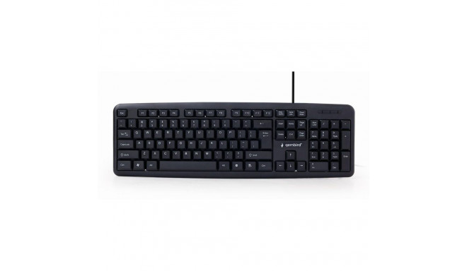KEYBOARD STANDART USB ENG/BLACK KB-U-103 GEMBIRD