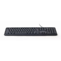 KEYBOARD STANDART USB ENG/BLACK KB-U-103 GEMBIRD
