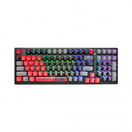 A4TECH BLOODY S98 USB spordipunane mehaaniline klaviatuur (BLMS Red Plus Switches)