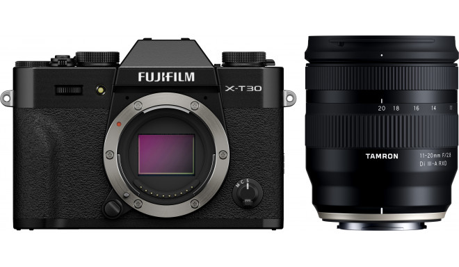 Fujifilm X-T30 III + Tamron 11-20mm, black