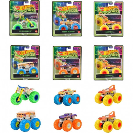 Hot Wheels® Monster Trucks pimedas helendavad autod