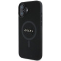 Guess GUESS case for IPHONE 16 Plus compatible with MagSafe GUHMP16MPSAHMCK (PU Saffiano Classic Log