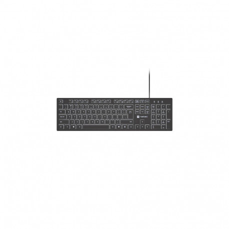 KEYBOARD NATEC HERRING GLOW US SLIM BACKLIGHT