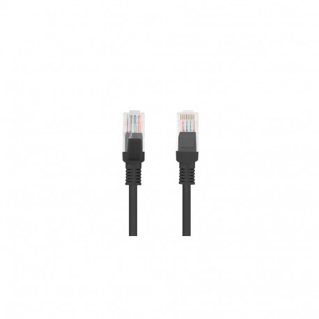 PATCHCORD CAT.5E UTP 20M BLACK FLUKE PASSED LANBERG