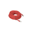 PATCHCORD CAT.6 UTP 20M RED FLUKE PASSED LANBERG