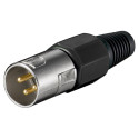 Goobay Microphone Plug, 3 Pin 3 Pin