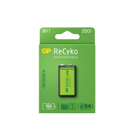ACCU RECYKO 9V 200mAh akupatarei