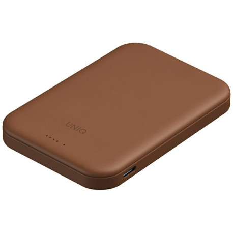 Powerbank UNIQ Lyden Lexa Magnetic 5000mAh PD USB-C MagSafe caramel