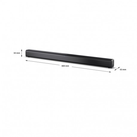 Sharp 2.0 Soundbar | HT-SB145 | 150 W | Bluetooth | Wireless connection | Black
