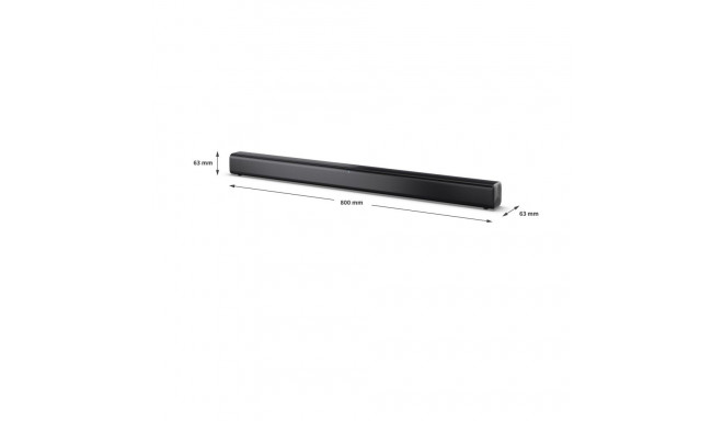 Sharp 2.0 Soundbar | HT-SB145 | 150 W | Bluetooth | Wireless connection | Black