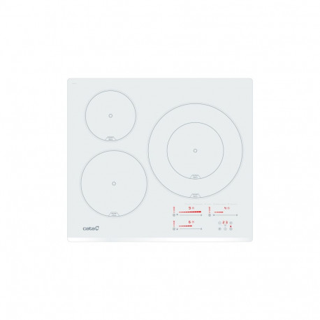 CATA Hob | INSB 6030 WH | Induction | Number of burners/cooking zones 3 | Slider touch | White