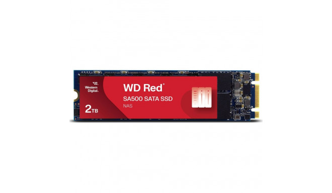 SanDisk punane SA500 2TB M.2 2280 SATA III SSD (WDS200T1R0B)