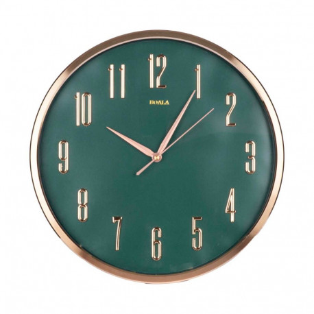 Wall clock HUGH D37cm, green