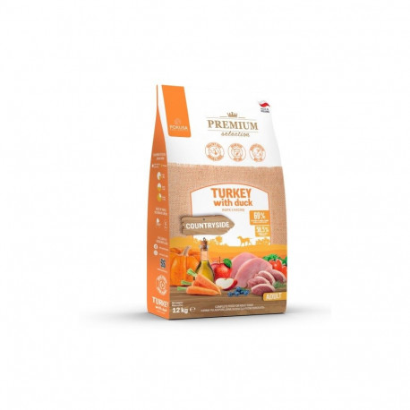 POKUSA Premium Selection täiskasvanute kalkuni ja pardiga kuiv koeratoit 12kg