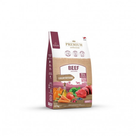 POKUSA Premium Selection Beef Adult - dry dog food - 12kg