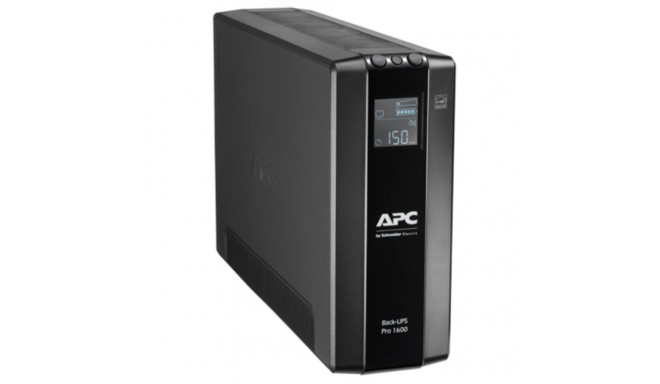 APC Back-UPS Pro, 1600VA/960W, Tower, 230V, 8x IEC C13 outlets, AVR, LCD, User Replaceable Battery