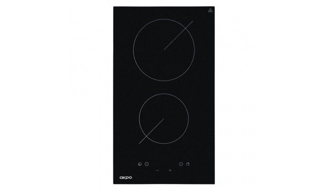 Akpo PKA 30 830/2 hob Black Built-in 30 cm 2 zone(s)