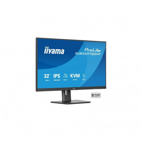iiyama ProLite XUB3297QSNP-B1 computer monitor 81.3 cm (32") 2560 x 1440 pixels Quad HD LED Bla