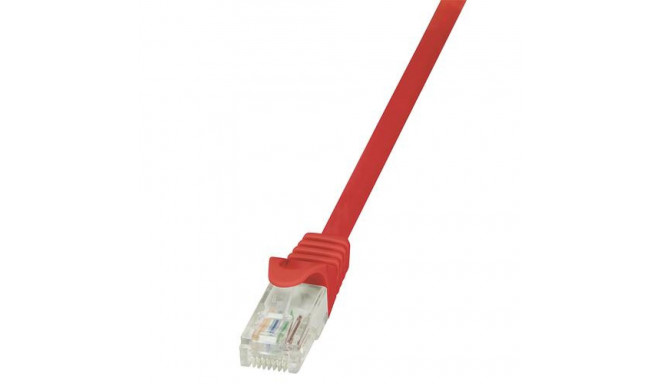 LogiLink 3m Cat.5e U/UTP networking cable Red Cat5e U/UTP (UTP)