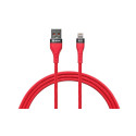 Cable USB A-Lightning 1m Red