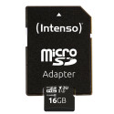MEMORY MICRO SDHC 16GB C10/W/ADAPTER 3433470 INTENSO