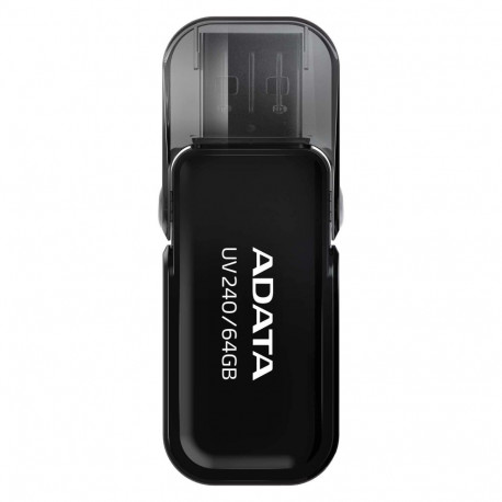 Adata mälupulk 64GB USB2, must (AUV240-64G-RBK)
