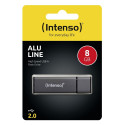MEMORY DRIVE FLASH USB2 8GB/ANTRACITE 3521461 INTENSO