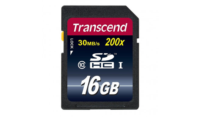 MEMORY SDHC 16GB/CLASS10 TS16GSDHC10 TRANSCEND