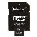 Intenso mälukaart microSDHC 32GB Class 10 + adapter (3413480)