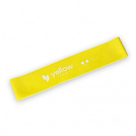 Venituskumm Yellow Sport mini band keskmine 5-10 kg kollane