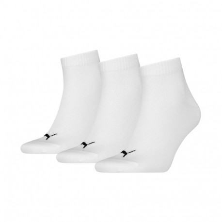 Puma sokid Quarter Plain 3-pakk 938589 09 39-42, valged