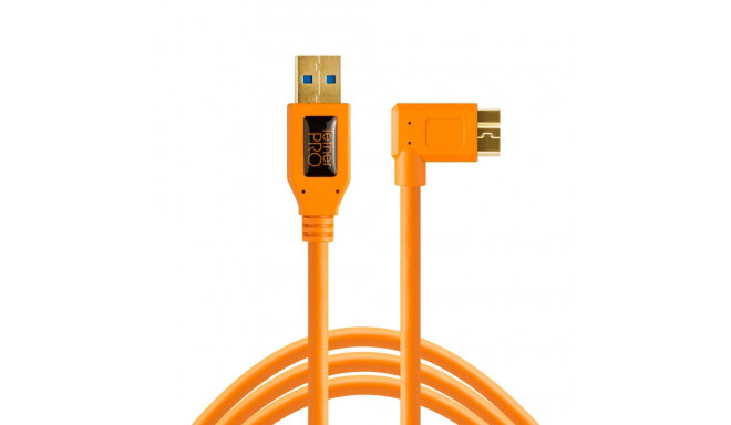 USB Cable - Tether Tools Pro USB 3.0 Micro-B 4.6m High-Visibility Orange