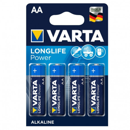 4x patarei R-06 AA 1,5V aluselised Longlife Power Varta