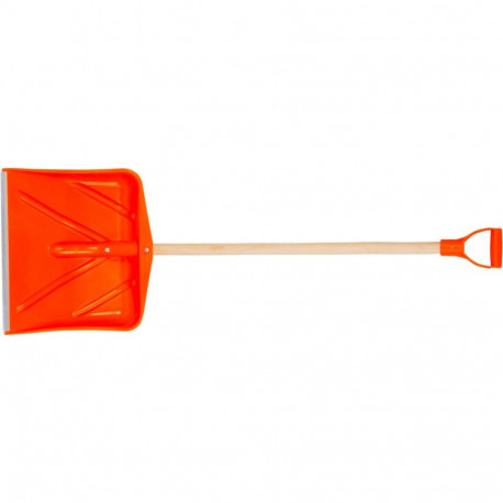 lumelabidas 445mm 410mm plastist tugevdatud serv alumiiniumist toru puidust vars 38mm