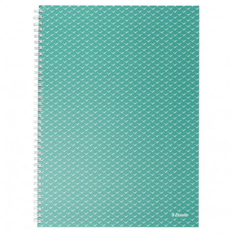 Kaustik spiraalköites A4 jooneline ESSELTE Colour´Breeze perf., augustatud kartongkaaned 80 lehte