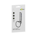 Goobay Slim 4-Port USB Hub, USB-C™ to USB-C™/USB-A, 5 Gbit/s